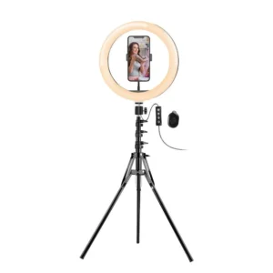 💡 Aro de Luz SpotLight Pro 9320 – 10″ con Trípode Completo – Argom ARG-LP-9320BK