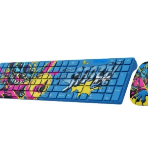 🖥️ Combo Teclado + Mouse Inalámbrico XTECH Disney Stitch – Azul