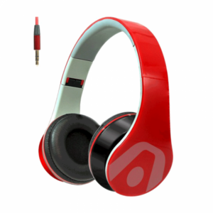 🎧 Audífono Inalámbrico Argom ARG-HS-2441RD DJ Pro – Rojo